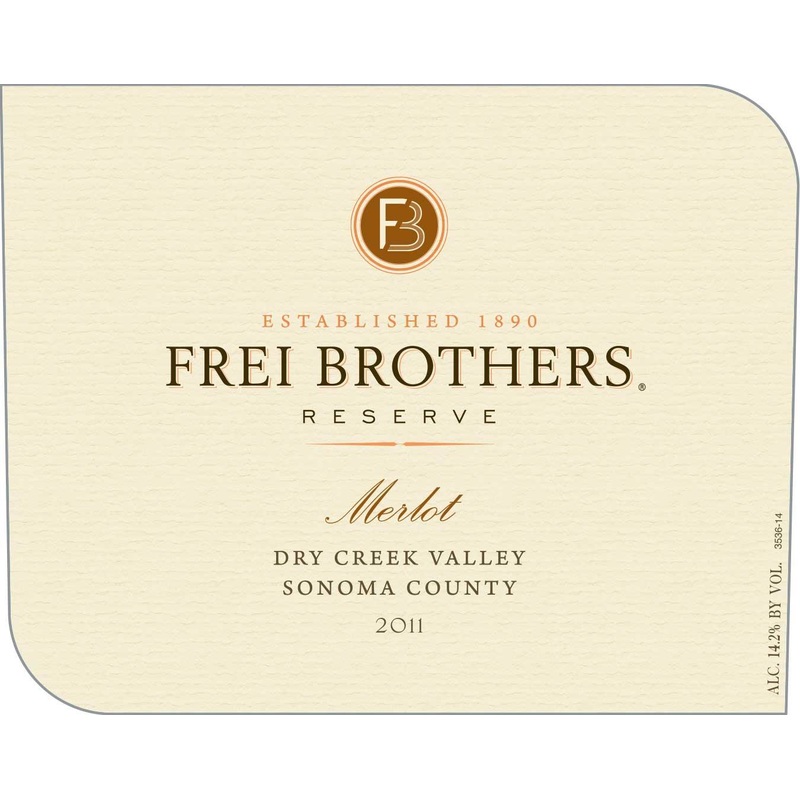 FREI BROTHERS MERLOT DRY CREEK RESERVE 2017 750 mL