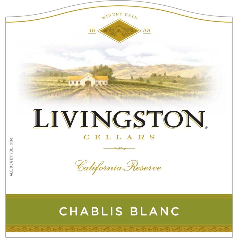 LIVINGSTON CELLARS CHABLIS ( Blanc) 3 L