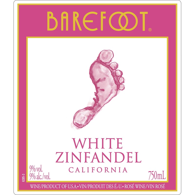 BAREFOOT WHITE ZINFANDEL 750 mL
