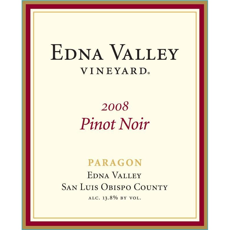 EDNA VALLEY PINOT NOIR PARAGON SLO 2020 750 mL