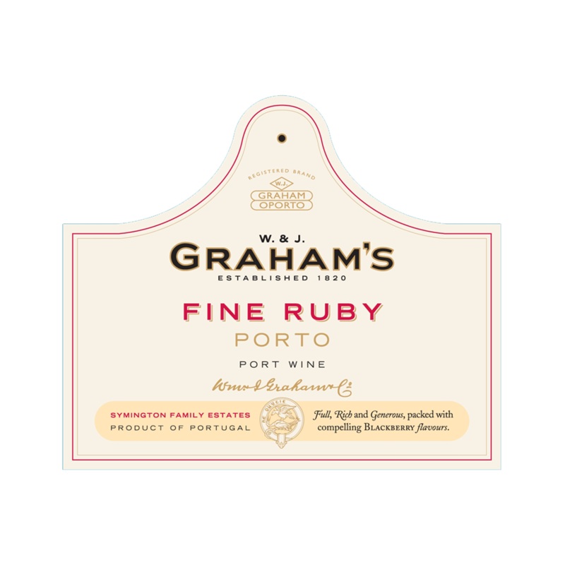 GRAHAM'S FINE RUBY PORT 750 mL