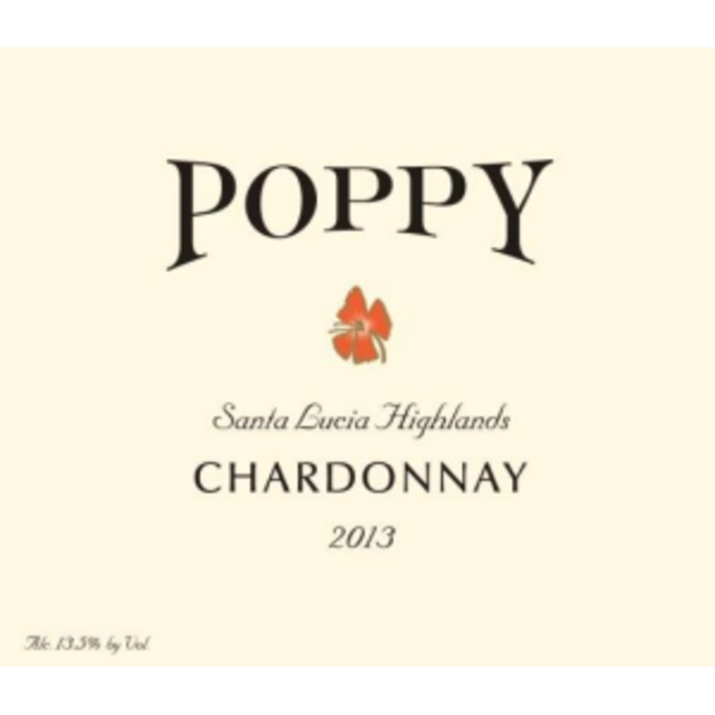POPPY CHARDONNAY SANTA LUCIA HIGHLANDS 2020 750 mL
