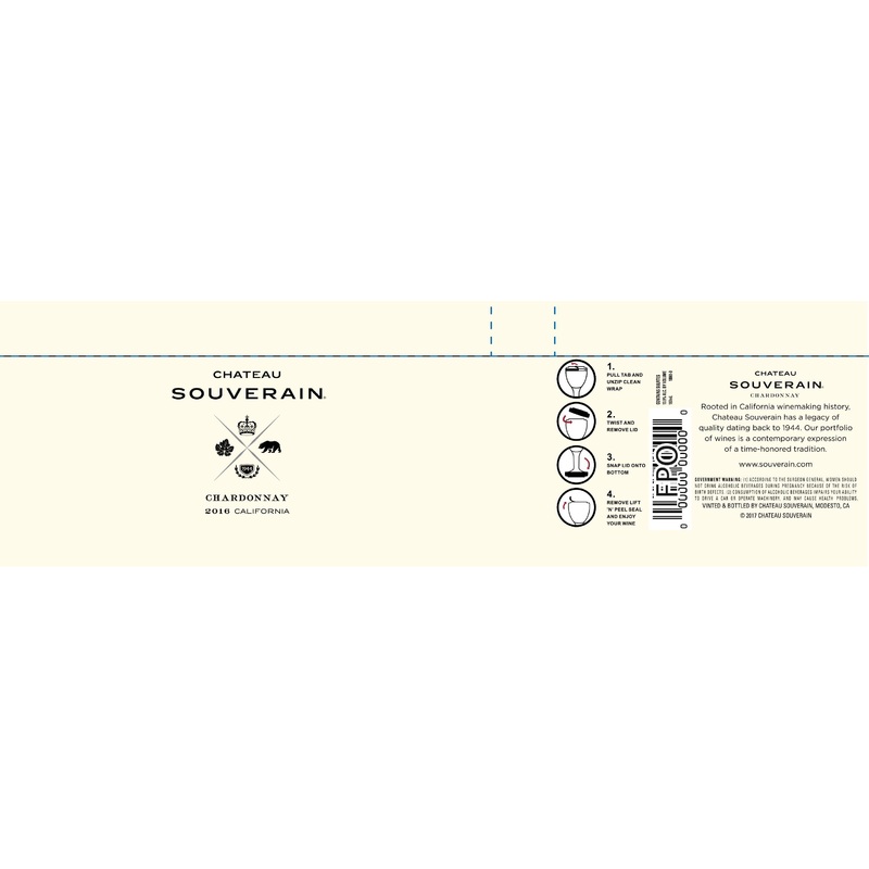 CHATEAU SOUVERAIN CHARDONNAY 2019 750 mL