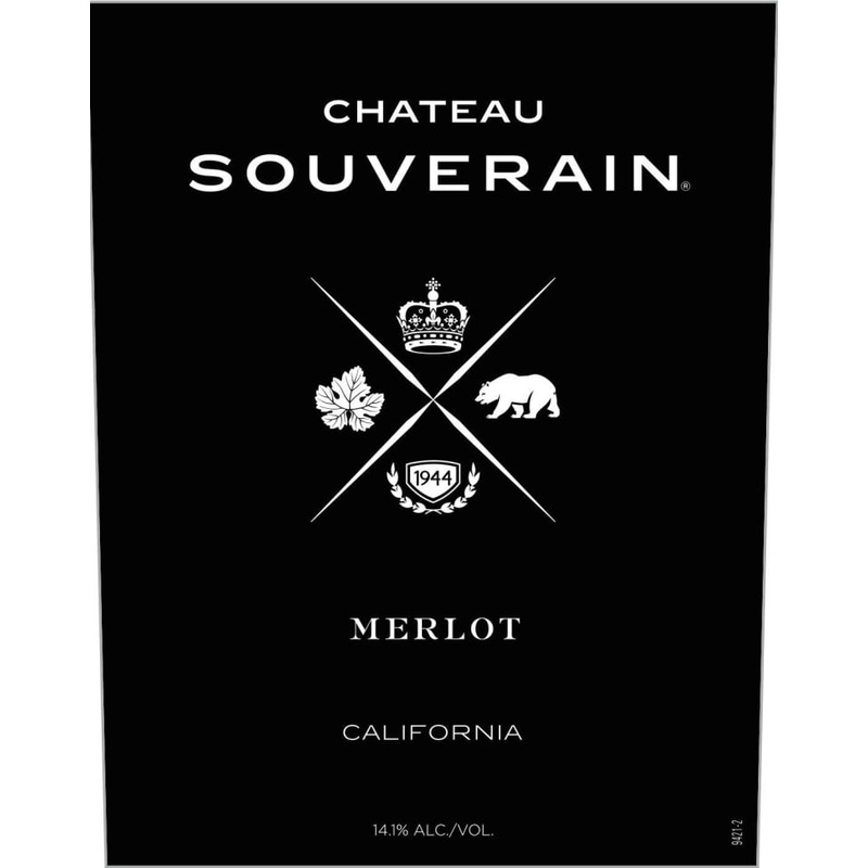 CHATEAU SOUVERAIN MERLOT 2019 750 mL