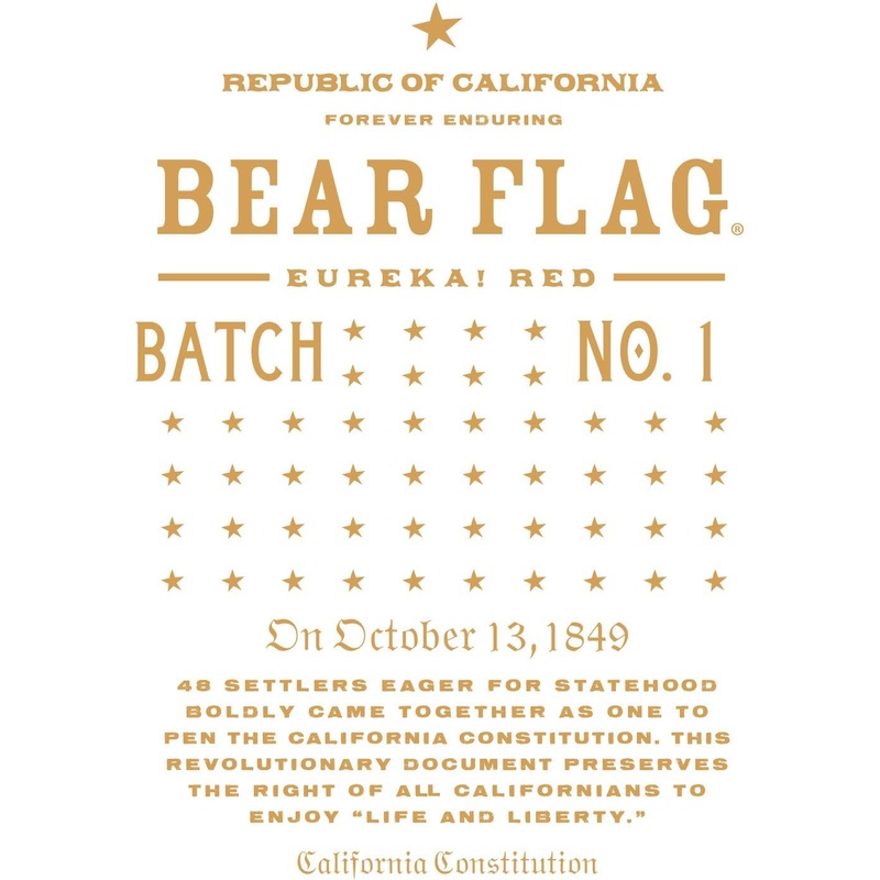 BEAR FLAG CALIFORNIA EUREKA RED 750 mL