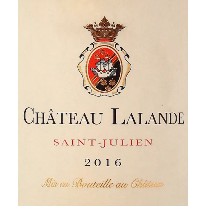 CH LALANDE, SAINT-JULIEN 2016 750 mL