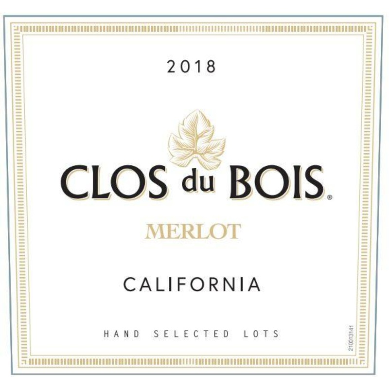 CLOS DU BOIS MERLOT 2019 750 mL