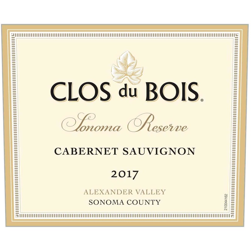 CLOS DU BOIS RESERVE CABERNET SAUVIGNON ALEXANDER VLY 2016 750 mL