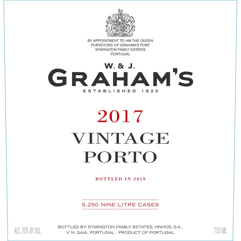 GRAHAM'S VINTAGE PORT 2017 2017 750 mL