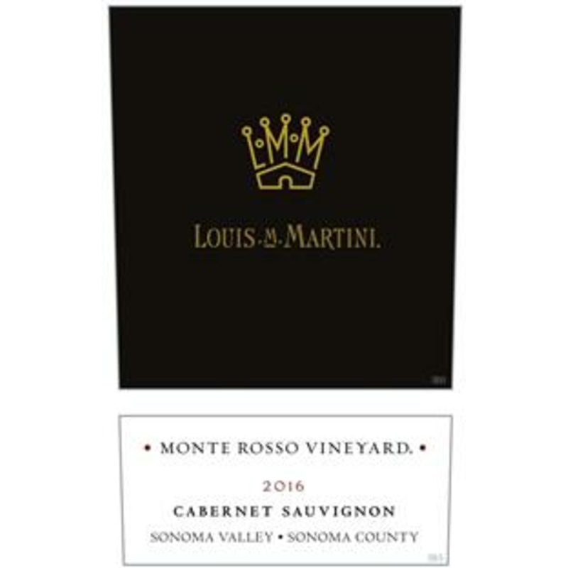 LOUIS M MARTINI CABERNET SAUV MONTE ROSSO 2016 750 mL