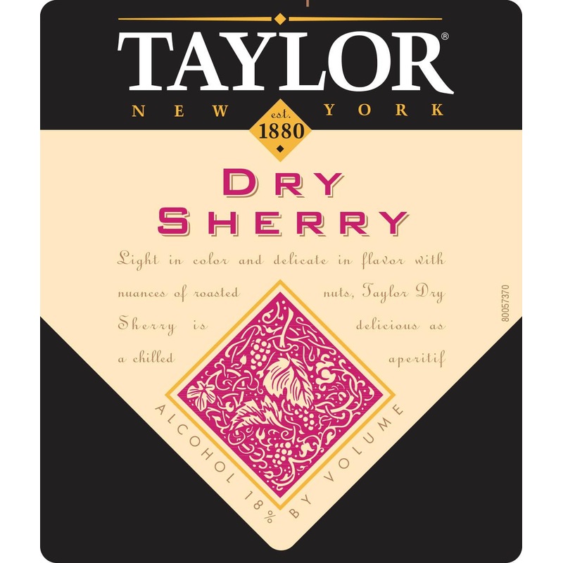 TAYLOR DESSERTS DRY SHERRY 750 mL