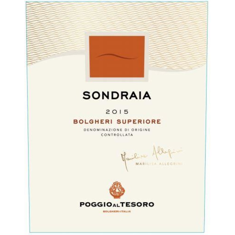 ALLEGRINI POGGIO AL TESORO SONDRAIA BOLGHERI SUPER 2017 750 mL