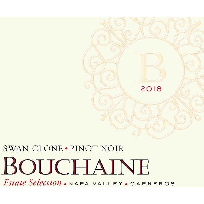 BOUCHAINE VINEYARDS ESTATE PINOT NOIR SWAN CLONE 2018 750 mL