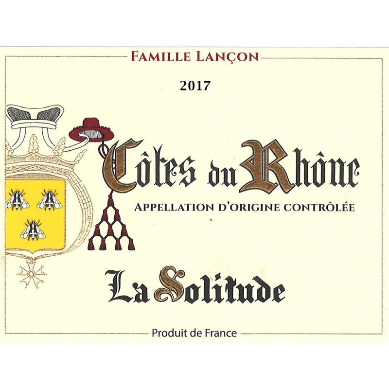DOM DE LA SOLITUDE COTES DU RHONE 2020 750 mL
