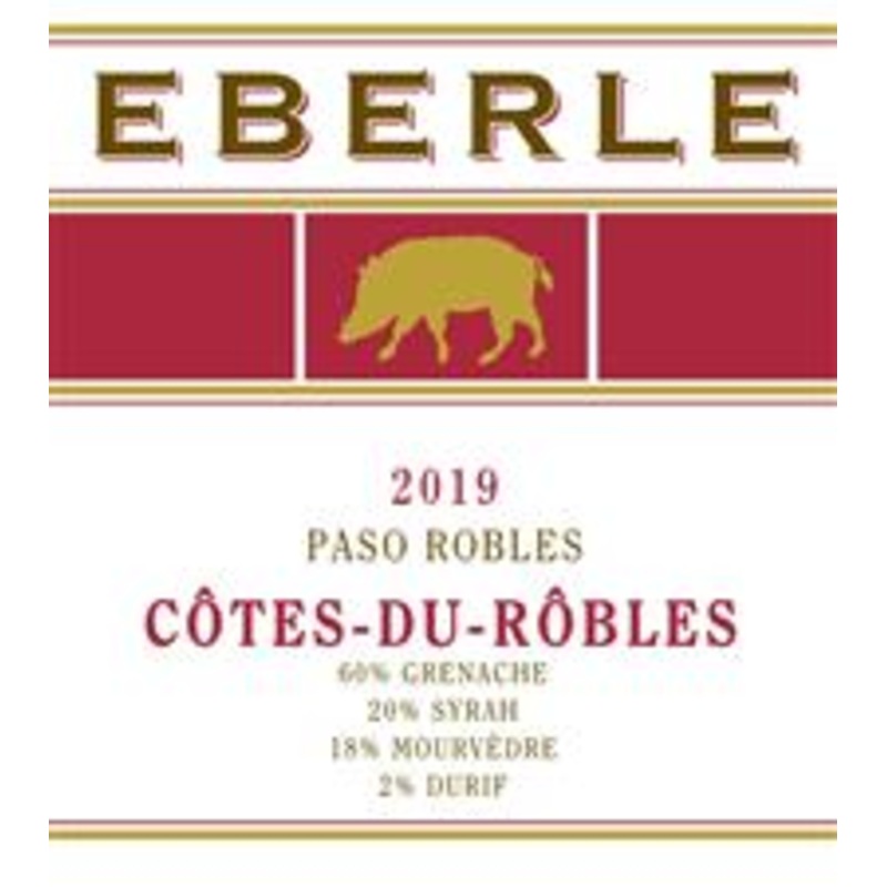 EBERLE WINERY COTES-DU-ROBLES ROUGE 2019 750 mL