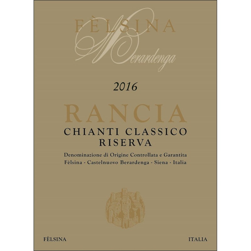 FELSINA CHIANTI CLASSICO RISERVA CRU RANCIA 2018 375 mL