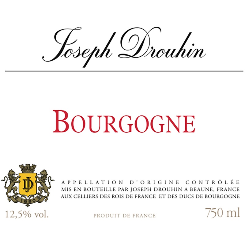 JOSEPH DROUHIN BOURGOGNE ROUGE 2020 750 mL