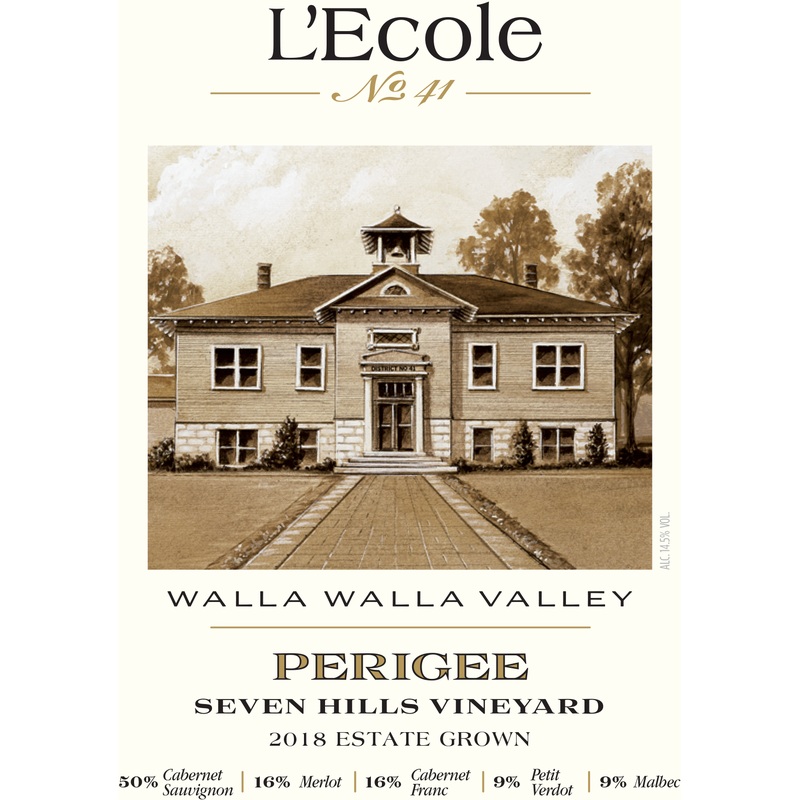L'ECOLE NO 41 PERIGEE STATE SEVEN HILL VINEYARD 2018 750 mL