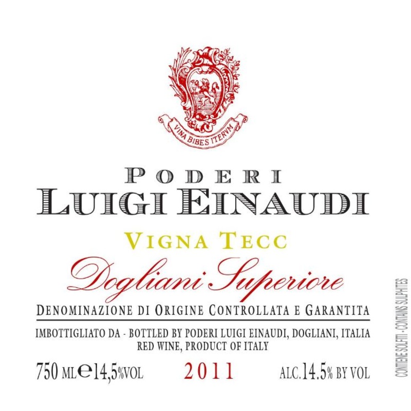 LUIGI EINAUDI DOLCETTO DI DOGLIANI SUPERIORE VIGNA TECC DOCG 2019 750 mL
