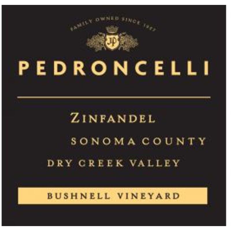 PEDRONCELLI ZINFANDEL BUSHNELL VINEYARD 2019 750 mL