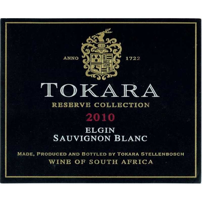TOKARA SAUVIGNON BLANC RESERVE ELGIN 2020 750 mL