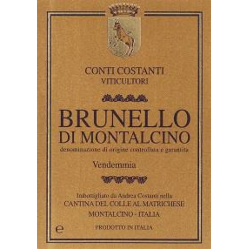 COSTANTI BRUNELLO DI MONTALCINO 2017 1.5 L