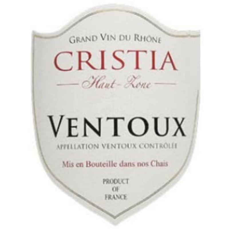 DOM CRISTIA VENTOUX HAUT ZONE ORGANIC 2020 750 mL