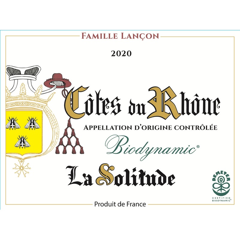 DOM DE LA SOLITUDE COTES DU RHONE ROSE 2021 750 mL