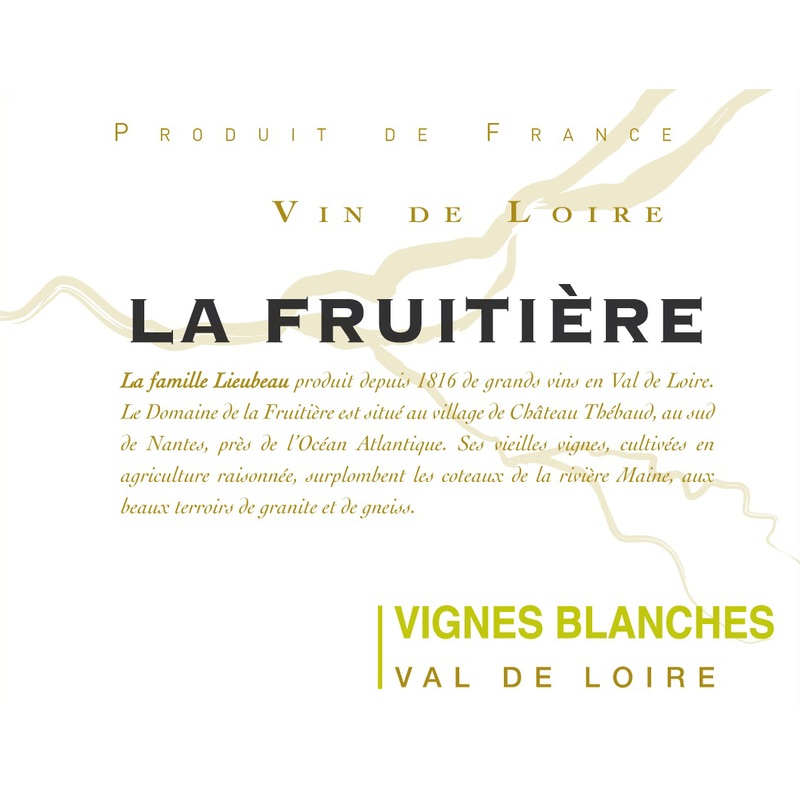 DOMAIN DE LA FRUITIERE LES VIGNES BLANCHES 2020 750 mL