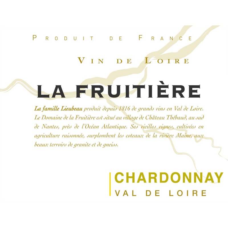 DOMAINE DE LA FRUITIERE CHARDONNAY 2020 750 mL