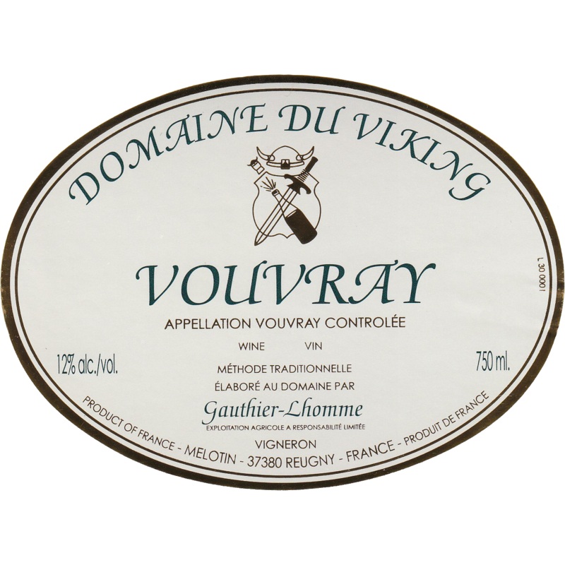 DOMAINE DU VIKING VOUVRAY BRUT 750 mL