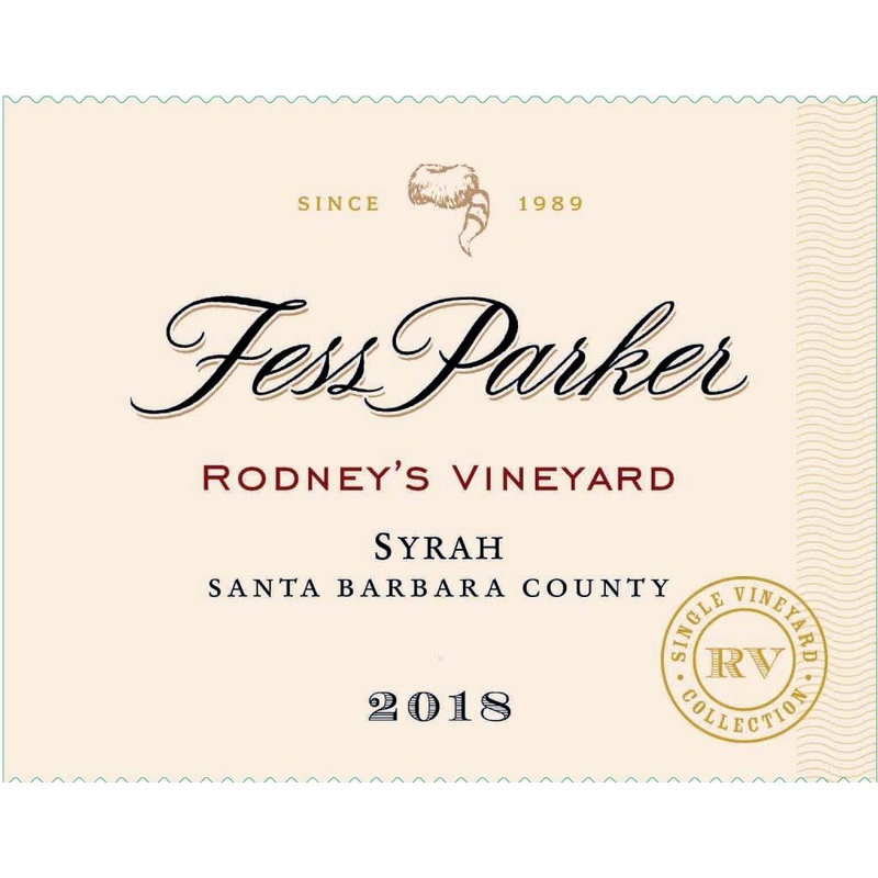 FESS PARKER SYRAH RODNEY'S VINEYARD xc 2019 750 mL
