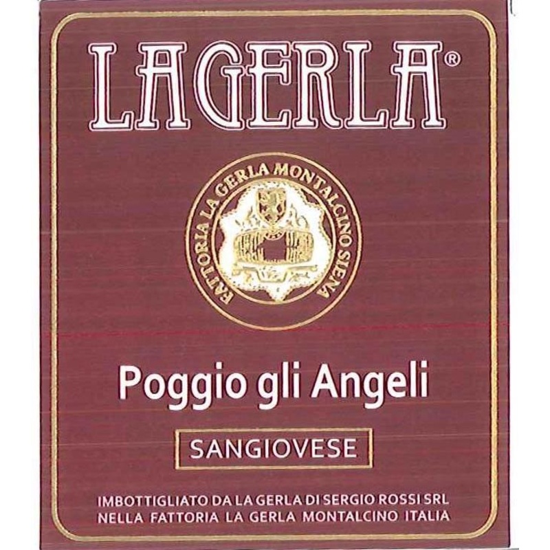 LA GERLA SANGIOVESE POGGIO ANGELI 2022 750 mL