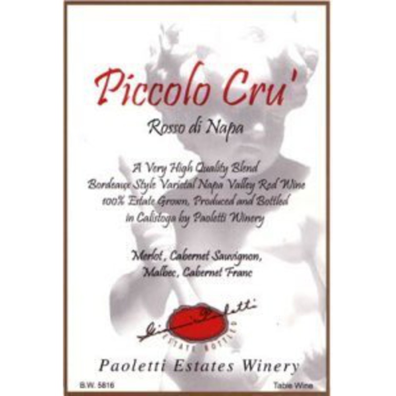 PAOLETTI ESTATES PICCOLO CRU' 2019 750 mL