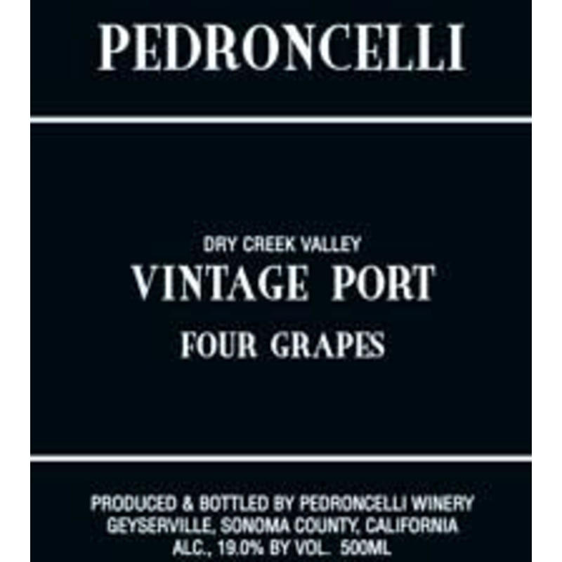 PEDRONCELLI FOUR GRAPES PORT 2016 750 mL