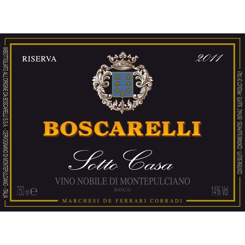 BOSCARELLI VINO NOBILE RIS SOTTO CASA 2017 750 mL