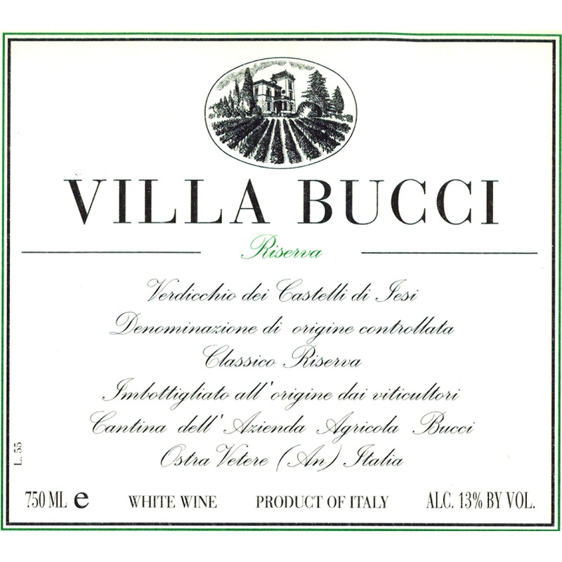 BUCCI VERDICCHIO CLASSICO RISERVA VILLA BUCCI 2018 750 mL