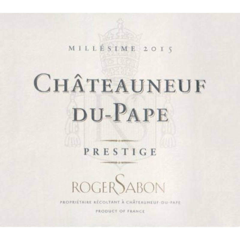 DOMAINE ROGER SABON CHATEAUNEUF-DU-PAPE CUVEE PRESTIGE 2020 750 mL