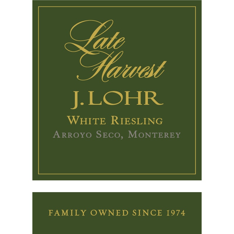 J. LOHR LATE HARVEST WHITE RIESLING 2021 375 mL