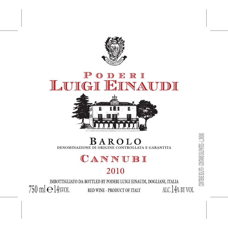 LUIGI EINAUDI BAROLO CANNUBI 2018 750 mL