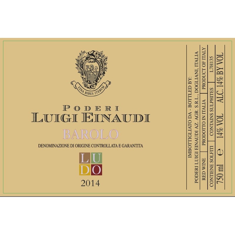 LUIGI EINAUDI BAROLO LUDO DOCG 2018 750 mL