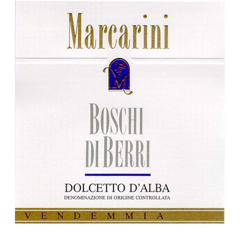 MARCARINI DOLCETTO D'ALBA BOSCHI DI BERRI 2018 750 mL