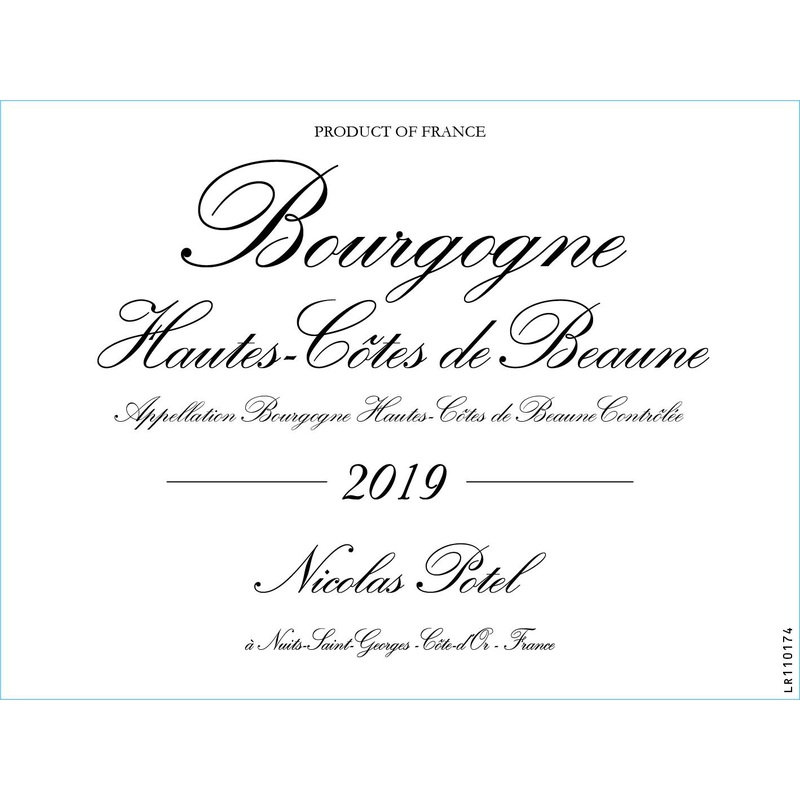 NICOLAS POTEL HAUTES COTES DE BEAUNE 2019 750 mL