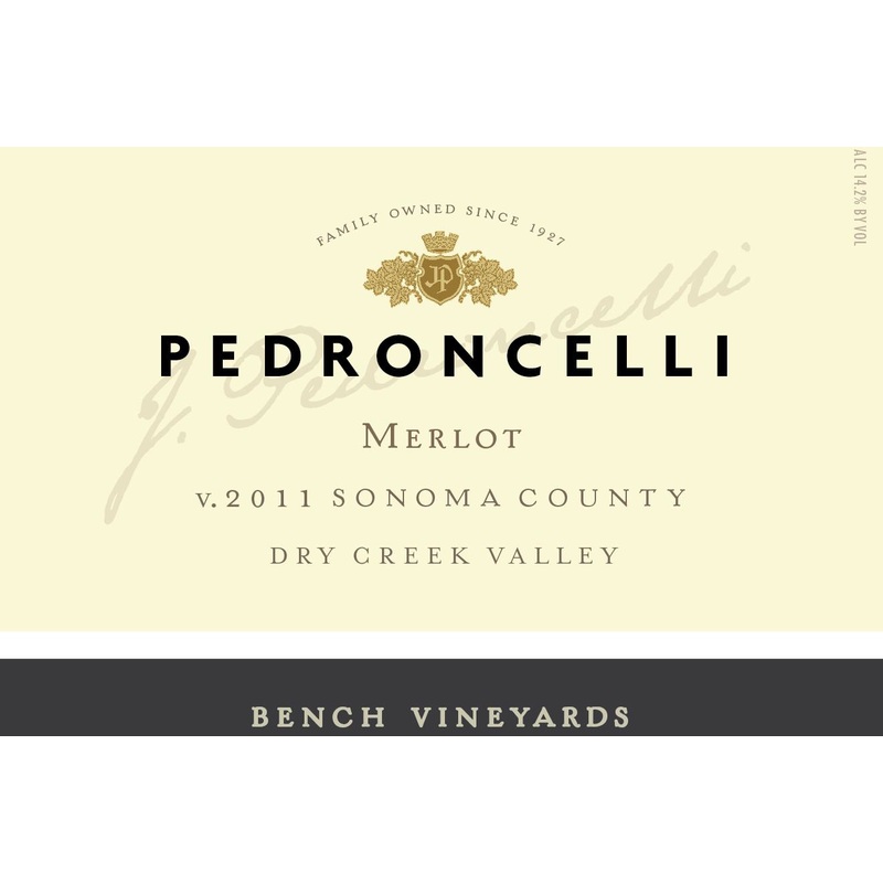 PEDRONCELLI MERLOT BENCH VINEYARD 2020 750 mL