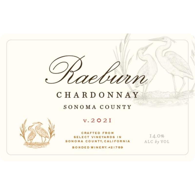 RAEBURN CHARDONNAY SONOMA 2021 750 mL