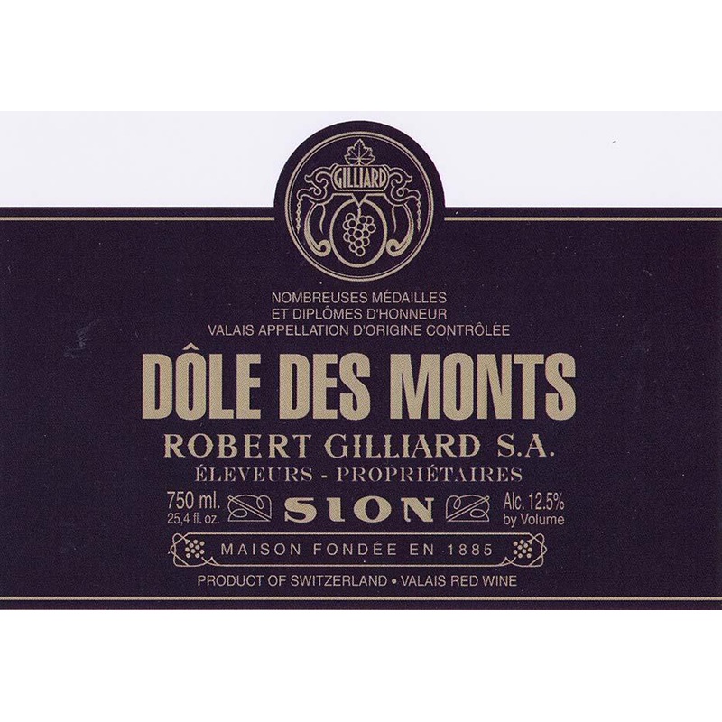 GILLIARD DOLE DES MONTS GAMAY RED 2020 750 mL