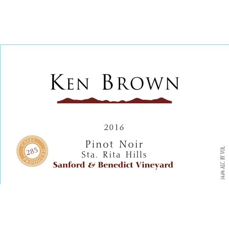 KEN BROWN PINOT NOIR SRH SANFORD AND BENEDICT 2018 750 mL