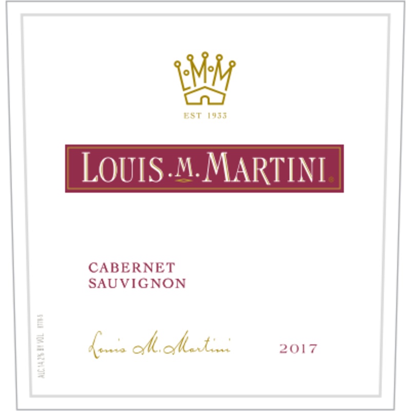 LOUIS M MARTINI CABERNET SAUVIGNON CA 2019 750 mL
