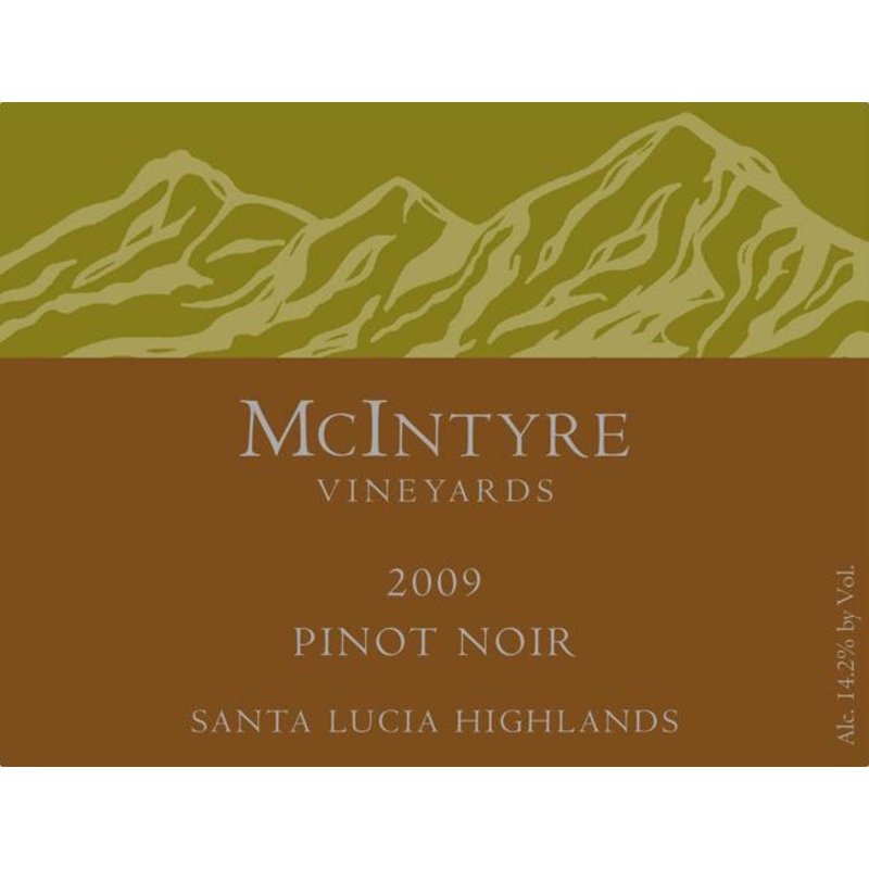 MCINTYRE PINOT NOIR SANTA LUCIA HIGHLANDS 2019 750 mL