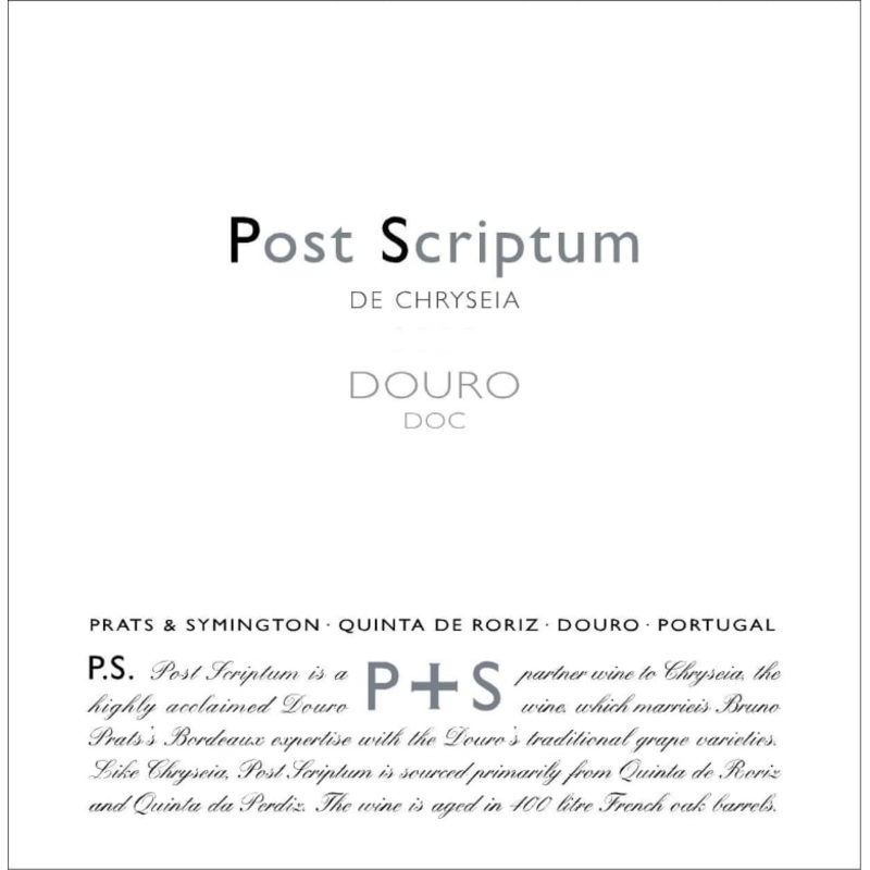 PRATS & SYMINGTON POST SCRIPTUM 2020 750 mL
